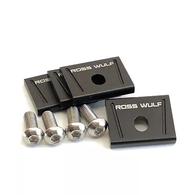 $40 • Buy RossWulf Vintage VW Custom Gas Tank Mounting Plates Washers All VW Bug 61+ BLACK