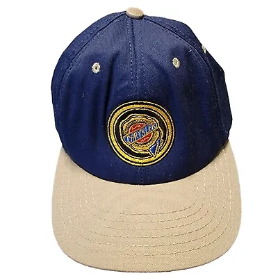 Vintage Chrysler Strapback Baseball Cap Hat Made In The USA Mopar Mint EUC • $19.99