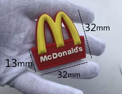 McDonald’s M Logo Sticker Soft 3D Maccas Golden Arches Car Sticker Decoration • $6.52