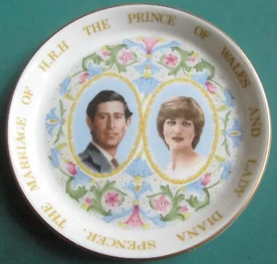 Coalport Prince Of Wales & Lady Diana Spencer Marriage Pin Dish New & Unused • £6