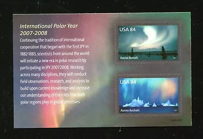 4123ab International Polar Year Souvenir Sheet • $3