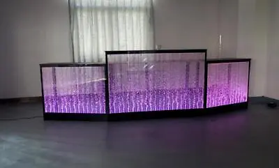£6593.95 • Buy LED Lighting Counter Table RGB Colour Change Water Wall Reception Desk Premium
