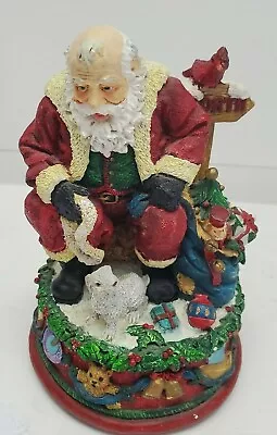 Vintage Santa Claus Is Coming To Town Ceramic Music Box • $14.95