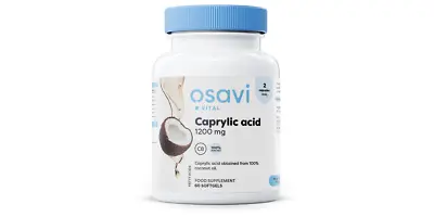 Osavi  Caprylic Acid - 1200mg - 60 Softgels • £9.49