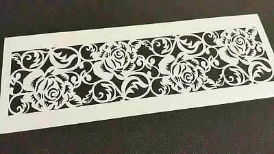 Lace Roses Border Stencil Face Body Paint Cake Decorating Icing Sugarcraft Kit • £8.95