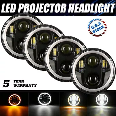 5-3/4 5.75 Round LED Headlights Projector Bulb For Ford Thunderbird Gran Torino • $98.99