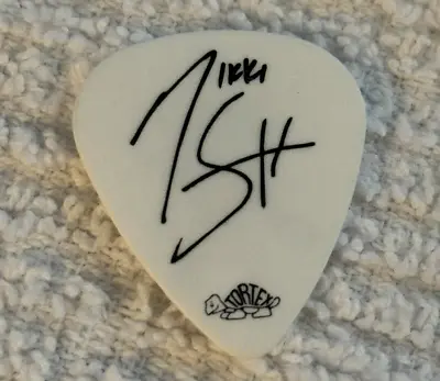 Motley Crue Nikki Sixx Signature Guitar Pick 2006 Tour Voodoo Doll Show Plectrum • $49.99