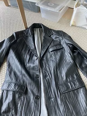 Mens Leather Jacket Blazer • $72.70