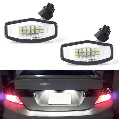 $9.59 • Buy 2X LED License Plate Lights Tag Lamp For For Honda Accord Civic Acura TSX TL ILX