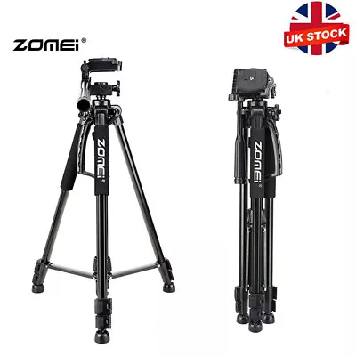 Zomei Q1200 Professional Tripod Travel Monopod Adjustable Stand F DSLR Camera UK • £16.99