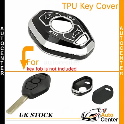 TPU 3B Diamond Key Fob Cover For BMW 3 5 7 Series Z3 E38 E39 E46 M5 X3 X5 Z3 Z4 • £5.99