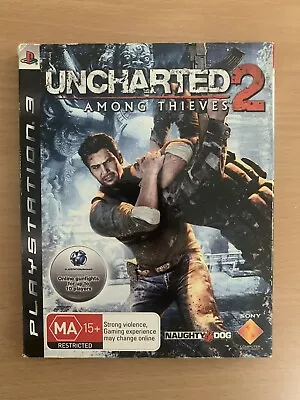 Uncharted 2 -Digipak Special Limited Edition PS3 Game - Excellent Condition • $28