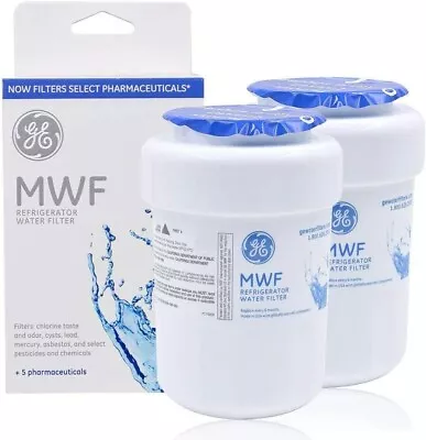 2 PACK GE MWF MWFP GWF 46-9991 Smartwater Refrigerator Water Filter Replacement • $20.01