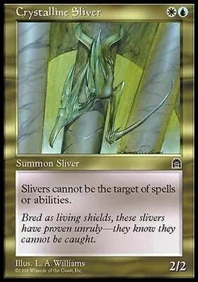 Crystalline Sliver ~ Stronghold [ Excellent ] [ Magic MTG ] • £5.98