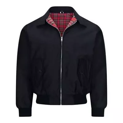 Harrington Jacket Mens Classic Retro Scooter 1970's Vintage Bomber Mod Coat Top • £12.99