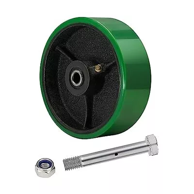 6 Inch Caster Wheels Heavy Duty Polyurethane On Steel Wheel 1/2  Bore - 120... • $44.92