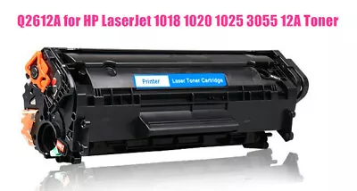 Q2612A Black Toner Cartridge For HP 12A Laser Jet 1010 1012 1020 1022n 2600 Page • $21.99