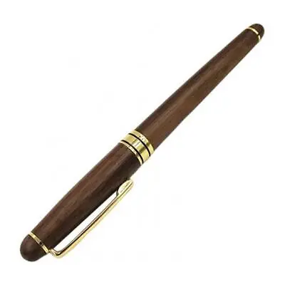 £8.52 • Buy Wooden Fountain Pen 0.7mm Walnut Birthday Party Father's Day Mother's Gift