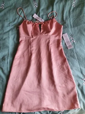 £15 • Buy New Topshop Pink Short Cami Dress Size 8
