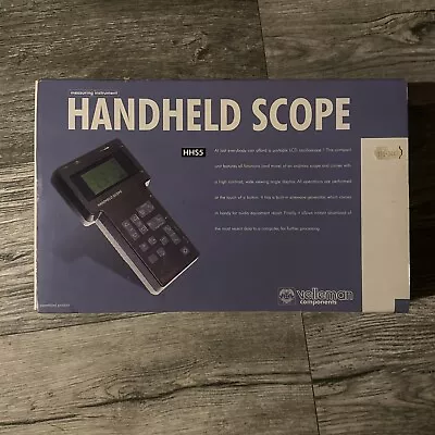 Velleman Oscilloscope K7105  HHS5 Handheld Scope With Case AC Adapter And Probe • $109