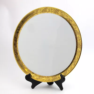 Khazard Gold By Jean Louis Coquet Limoges 12  Round Platter Tray Or Cake Plate • £284.71