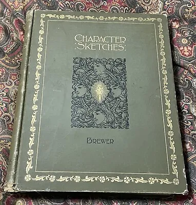 Antique Book Character Sketches Brewer Vol. II Hardback 1892 • $11.99