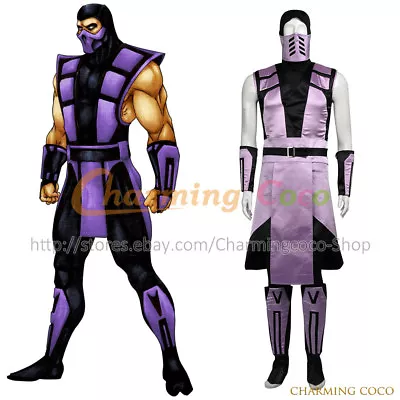 Mortal Kombat Rain Cosplay Costume Battle Halloween Cool Uniform Party Outfits • $139.99