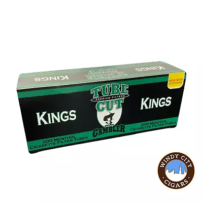 Tube Cut Menthol King Cigarette 200ct Tubes - 5 Boxes • $25