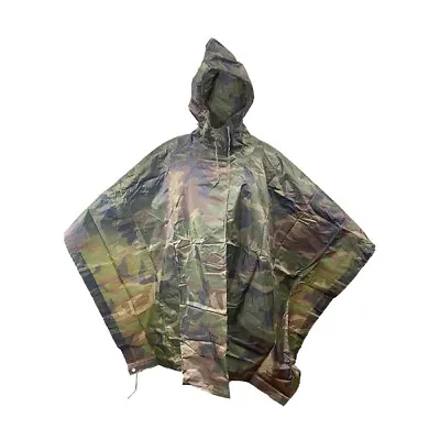 Poncho With Carry Bag Angolan Military Surplus Heavyweight  - New • $38.67