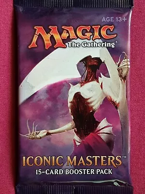 Magic The Gathering ICONIC MASTERS New Sealed Booster Pack MTG • $23.50