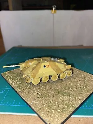 1:72 German WW2 Hetzer Tank Destroyer Built And Painted For Display • £7