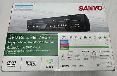 Sanyo FWZV475F DVD/VCR Combo Convert VHS To DVD Or DVD To VHS Record Live TV • $499.99