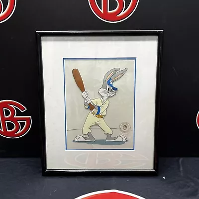 Framed  Baseball Bugs  Limited Edition Warner Bros 1992 McKimson Sericel • $159.99