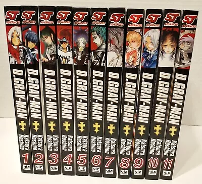 D. Gray-Man Vols. 1-11 Lot English Manga By Katsura Hoshino Viz • $45