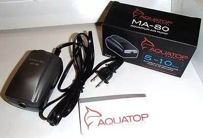 Aquatop MA-80 Million Air Aquarium/Hydroponic Electric Pump 5-10 Gallon Tank New • $4.99