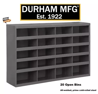 Metal 20 Hole Storage Bolt Bin Cabinet Compartment Nuts Bolts Fasteners Screws • $156.75