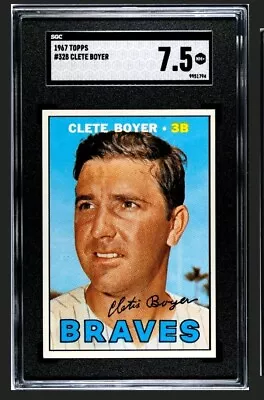 1967 Topps - #328 Clete Boyer • $24