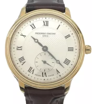 FREDERIQUE CONSTANT GENEVE QUARTZ 30mm 235X1S25 SWISS MADE DRESS WATCH Preowned • $199