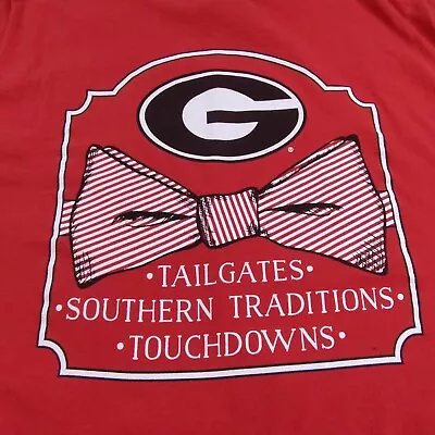University Of Georgia Red 2XL Tailgates Southern Traditions Touchdowns Bowtie • $11.99