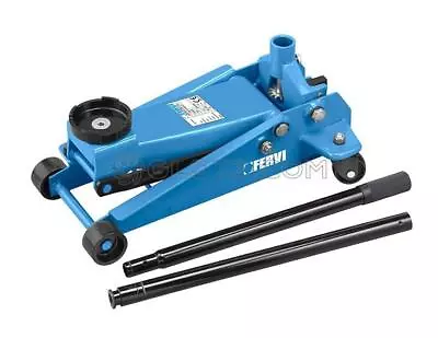 Pump Hydraulic Steel Trolley Jack 3 Ton Floor Car Garage Fervi C038/30 • $746.49