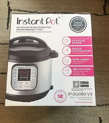 Instant Pot Duo 6 Qt 7-in-1 Multi-Use Pressure Cooker Brand New • $24.99