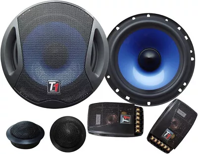 T1 Audio T1-625 6.5 Inch 250 Watt Car Door Component Speakers • £29.99