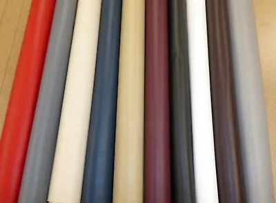 £1.10 • Buy Leatherette Vinyl Faux Leather Upholstery Fabric (10 Colours) Fire Retardant 