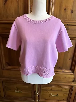  Paper Heart Size S Womens Gorgeous Mauve Knit Short Sleeve Top~nwot*** • $12