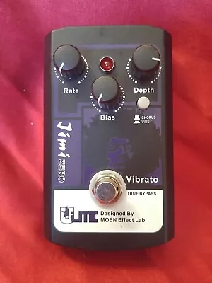 Moen Effect Lab ULite UL-VB Jimi Zero Vibrato Vibe Hendrix Guitar Effect Pedal • $45