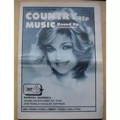 Barbara Mandrell Country Music Round Up Magazine Nov 1981 B Mandrell Cover With  • £8