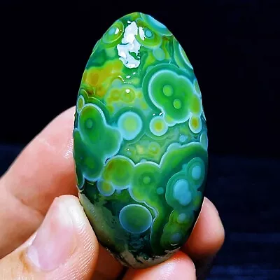 Rare 48G Natural Gobi Agate Eyes Agate Crystal Stone Madagascar L1446 • $44.91