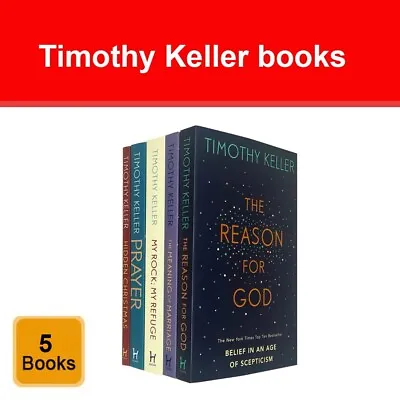 $33.11 • Buy Timothy Keller 5 Books Collection Set Hidden Christmas, Prayer, Reason For God