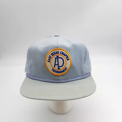 American Petroleum API Texas Golf Tournament Vintage Blue Strapback Hat Oil Cap • $30