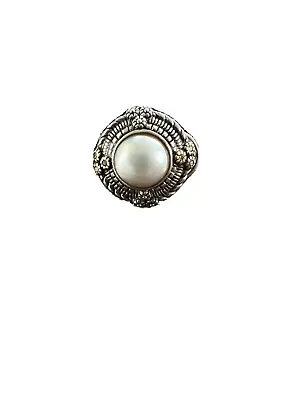 Judith Ripka Mabe Pearl 18kt Gold And Silver Single Earring • $75